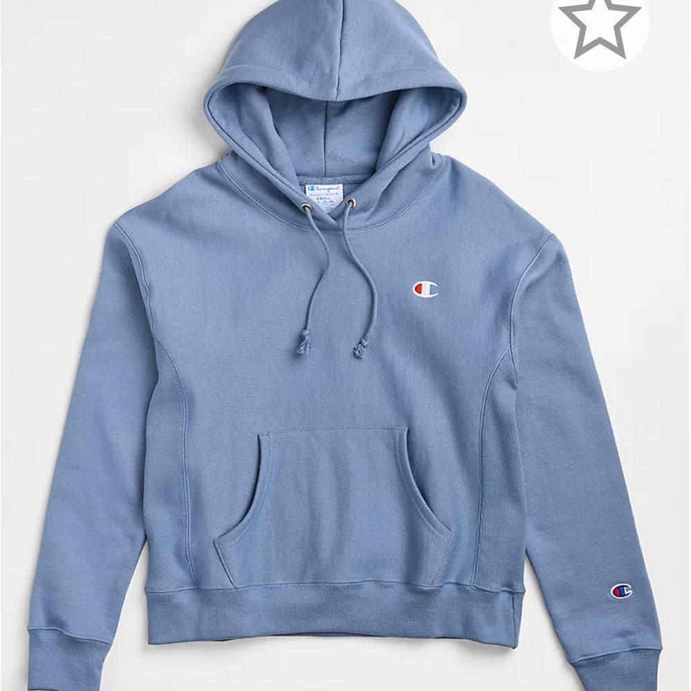 Blue champion hoodie